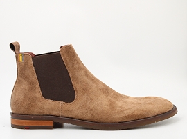  DIVO 24621<br>NUBUCK MARRON  CUIR GOMME