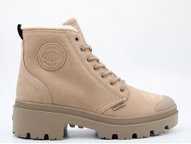  PALLABASE NBK ZIP WL<br>NUBUCK BEIGE SUH FOURREE GOMME