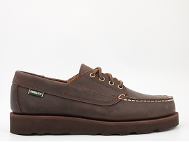  ASKOOKFIELD CRAZY HORSE<br>CUIR GRAS MARRON  CUIR GOMME