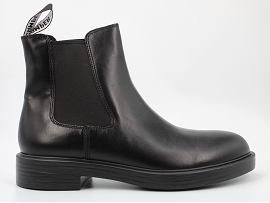  DEAN K300492<br>CUIR NOIR  TEXTILE GOMME