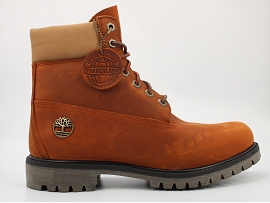  6 BOOT PREMIUM<br>CUIR ORANGE CAR CUIR GOMME