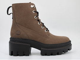  EVERLEIGH MID LACE<br>NUBUCK MARRON  TEXTILE GOMME