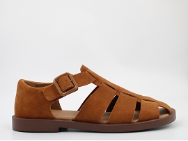  DON K101011<br>NUBUCK MARRON  TEXTILE GOMME