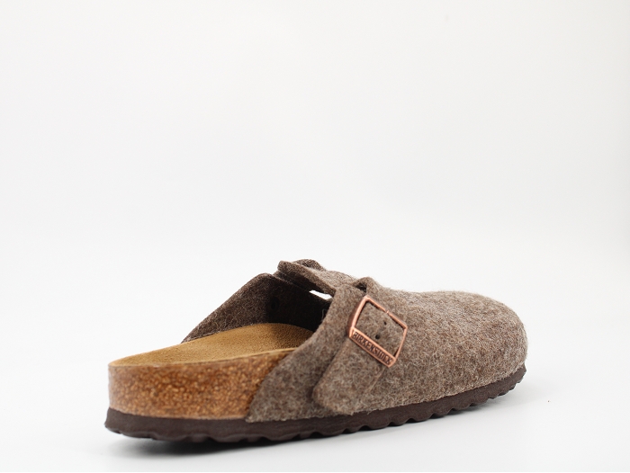 Birkenstock mule boston wooly marron2324602_4