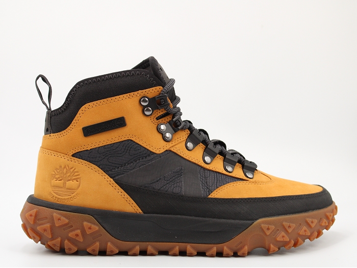 Timberland botte et bottine green stride motion 6 mid wp jaune