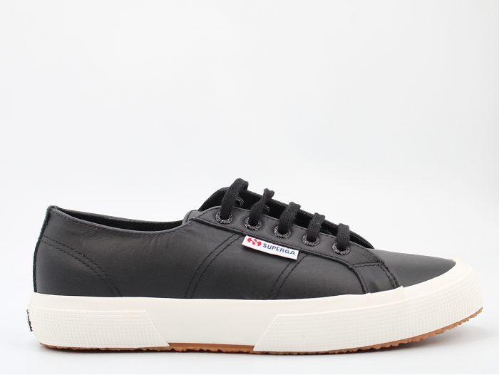 Superga derby ville 2750 nappa s8115bw noir