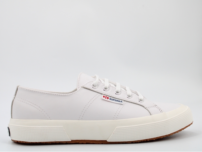 Superga derby ville 2750 nappa s8115bw white