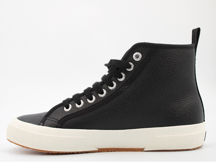 Superga botte et bottine 2750 mid cuir s8135rw noir2453301_3