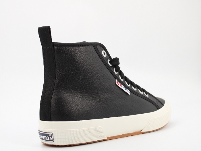 Superga botte et bottine 2750 mid cuir s8135rw noir2453301_4