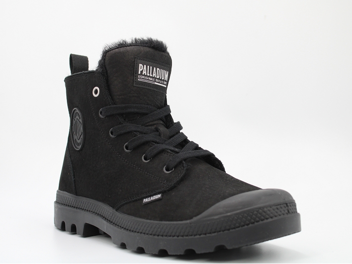 Palladium fourree pampa  hi zip wl noir2453403_2