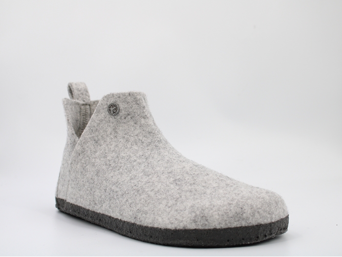 Birkenstock chaussons andermat shearling gris2454201_2