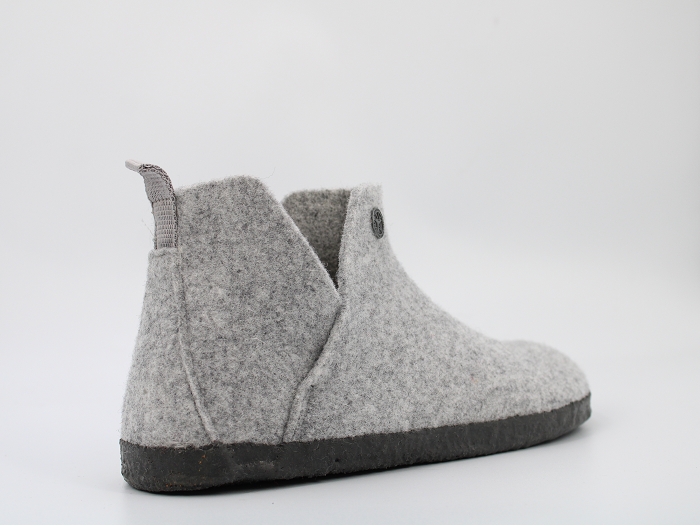 Birkenstock chaussons andermat shearling gris2454301_4