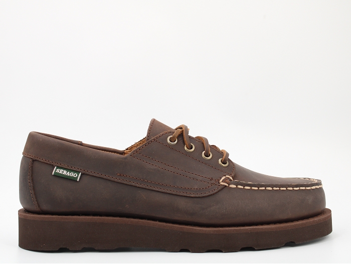 Sebago botte et bottine askookfield crazy horse marron