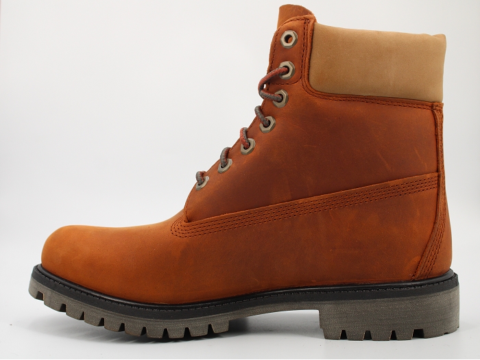 Timberland botte et bottine 6 boot premium orange2461902_3