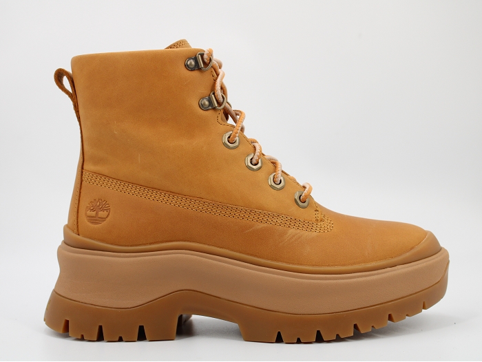 Timberland botte et bottine roxie lane mid lace jaune