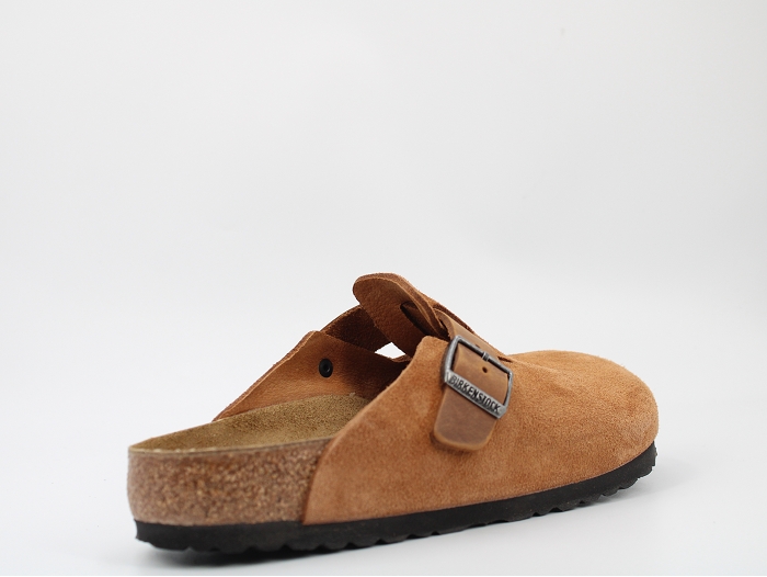 Birkenstock mule boston suede marron2480001_4